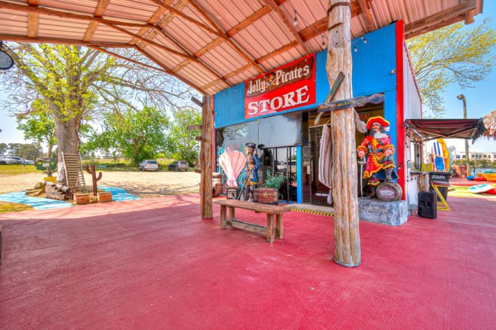 a store inside of a building